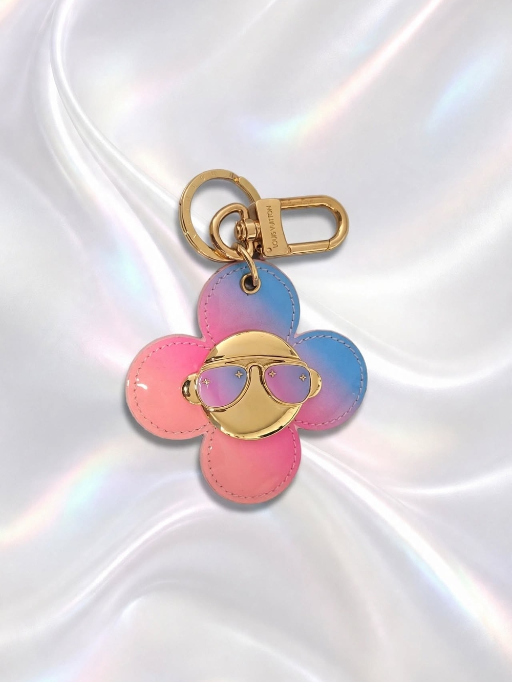 Louis Vuitton "Vivienne Head Grease" Bag Charm / Key Holder (Model M68458).